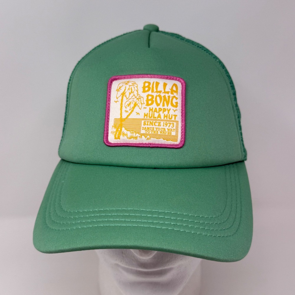 Billabong Women's Across Waves Trucker Adjustable Hat - Green